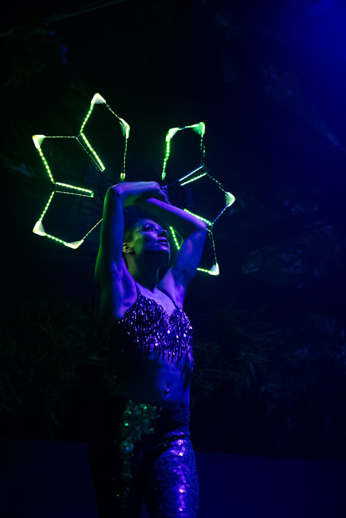 Dansact met licht