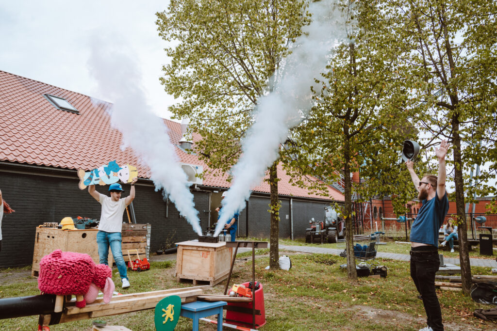 Explosie na een succesvolle Chainreaction!